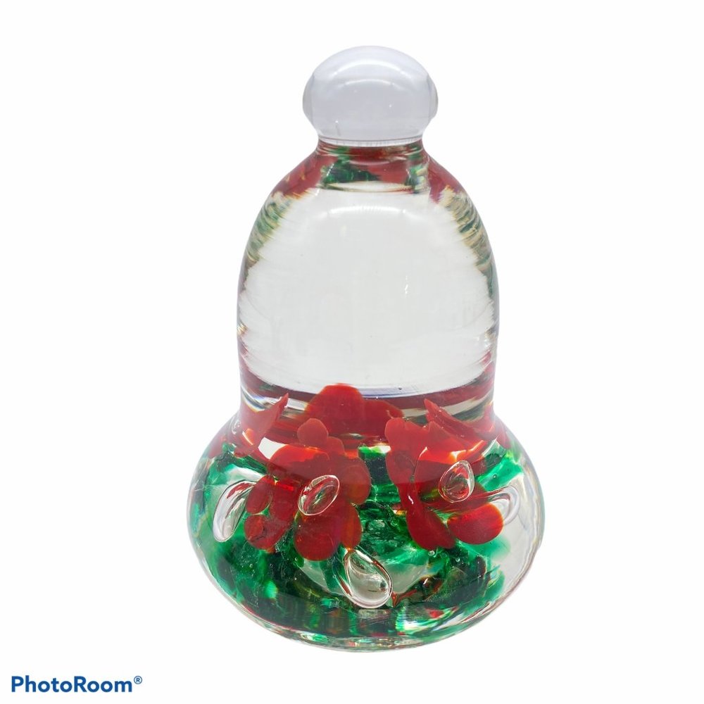 Maude & Bob St Clair Vintage‎ art glass paperweight